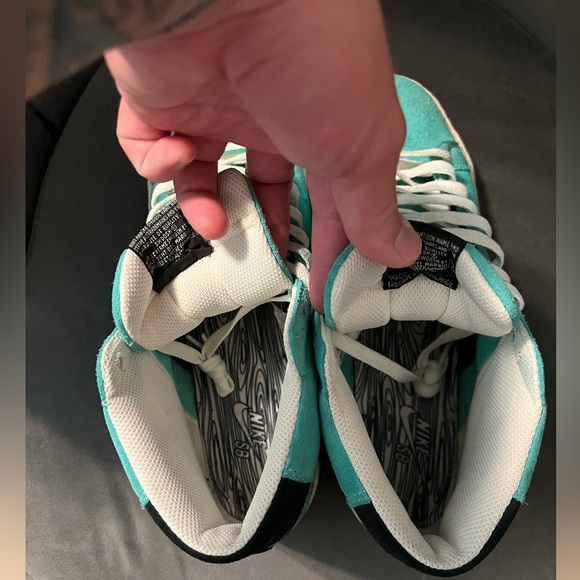 Nike SB Blazer Aqua Blue Azure - Picture 6 of 9